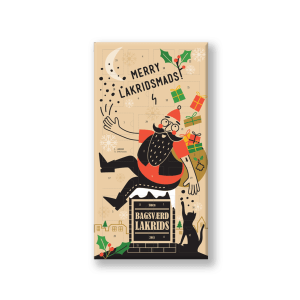 Bagsværd Lakrids Julekalender 2025 <BR> - 25 låger