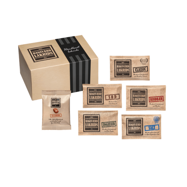 Sort Gavebox – 5 stk Mini, 1 stk flowpack